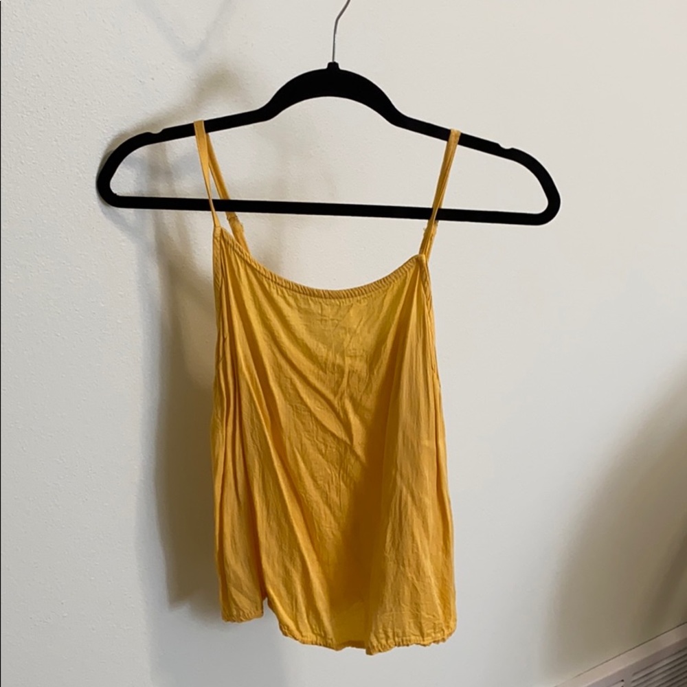 Mustard yellow tank top